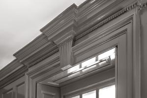 Window detail in the parlor 1750s